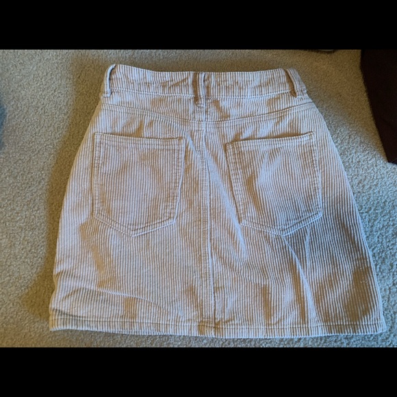 Garage light pink/peach corduroy skirt - Picture 2 of 4